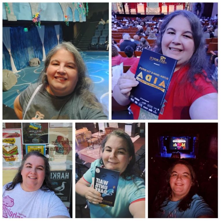 UTAH THEATRE LOG 7/24-8/1 (WAIT UNTIL DARK, MATILDA, FRINGE, AIDA, THE LITTLE MERMAID) (RACHEL’S THEATRE LOG&nbsp;43)