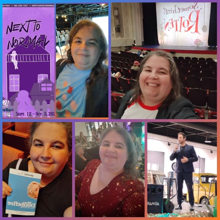 UTAH THEATRE LOG 9/2-9/16 (NEXT TO NORMAL, SOMETHING ROTTEN, MRS DOUBTFIRE, SANTINO FONTANA) (RACHEL’S THEATRE LOG&nbsp;53)