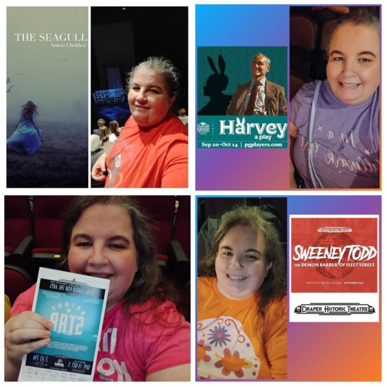 UTAH THEATRE LOG 9/17-9/22 (SWEENEY TODD, BRIGHT STAR, THE SEAGULL) (RACHEL’S THEATRE LOG&nbsp;55)