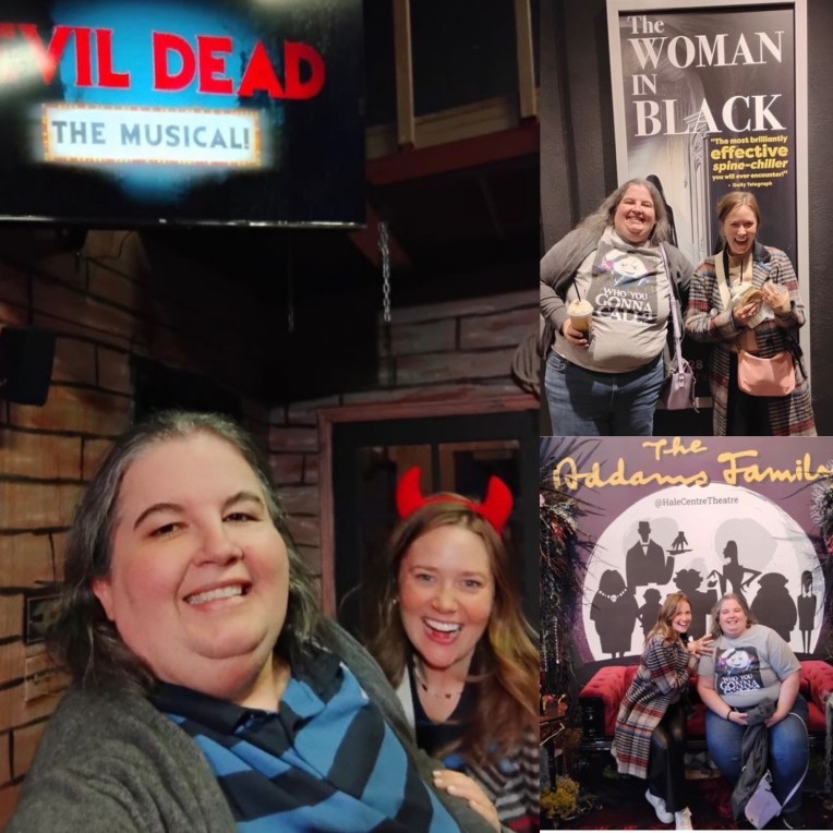 UTAH THEATRE LOG 10/15-11/9 (EVIL DEAD, THE WOMAN IN BLACK, THE ADDAMS FAMILY) (RACHEL’S THEATRE LOG&nbsp;70)