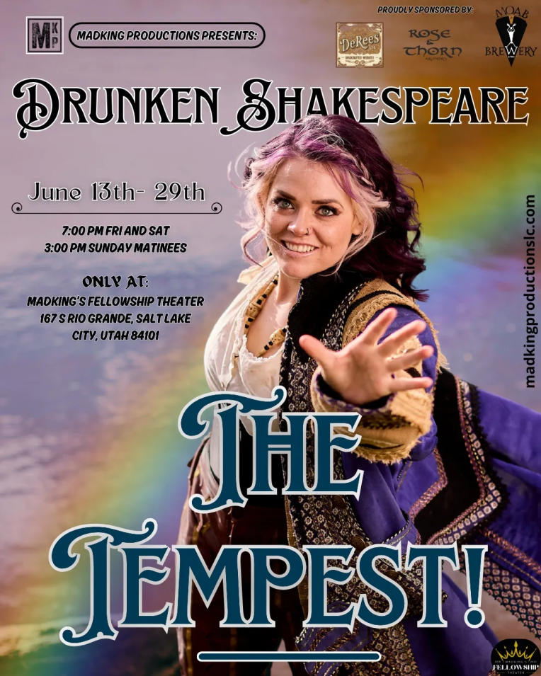 ‘The Tempest’ at Drunken Shakespeare from Mad King is a Totally New Experience (REVIEW)