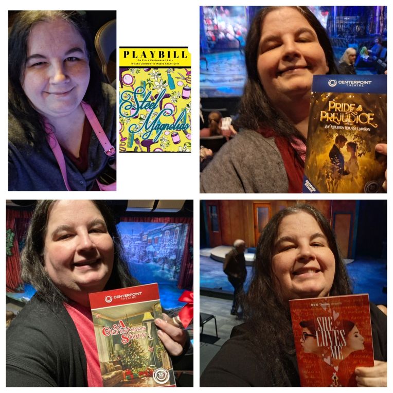 Utah Theatre Log 10/22-11/24 (A Christmas Story, She Loves Me, Pride and Prejudice, Steel Magnolias) (Rachel’s Theatre Log&nbsp;217)