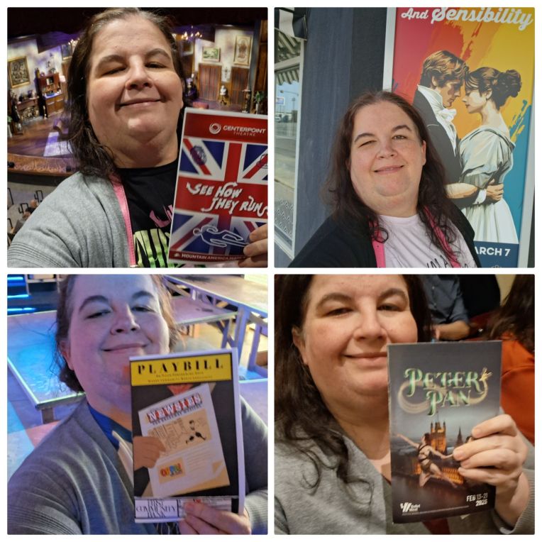 Utah Theatre Log 1/17-2/18/26 (See How They Run, Sense and Sensibility, Newsies, Peter Pan) (Rachel’s Theatre Log 245)