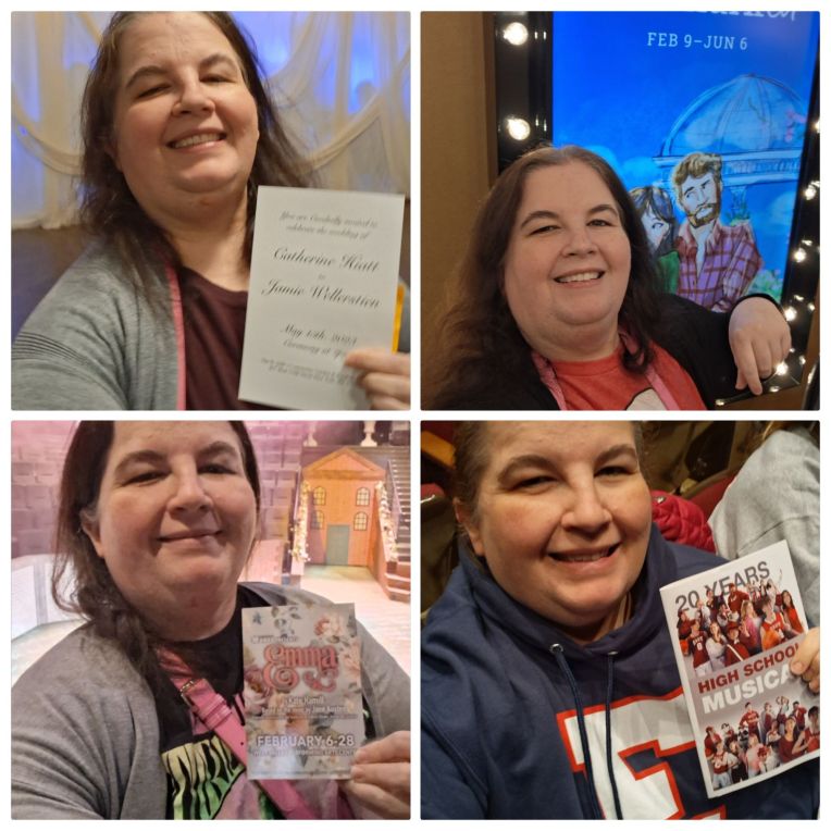 Utah Theatre Log 2/19-3/3/26 (Emma, The Last 5 Years, Hallmarked, High School Musical) (Rachel’s Theatre Log&nbsp;252)